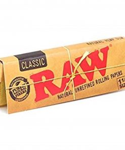 Raw Classic 1 1/4 Unrefined Rolling Paper (Raw Papers)