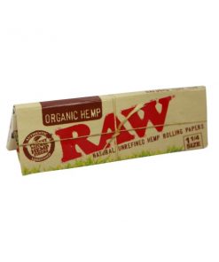 Raw Organic Hemp 1 1/4 Wide Rolling Paper (Raw Papers)
