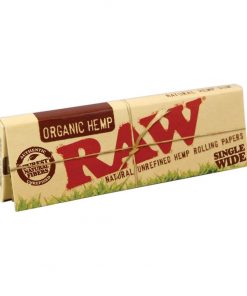 Raw Organic Hemp Single Wide Rolling Paper (Raw Papers)